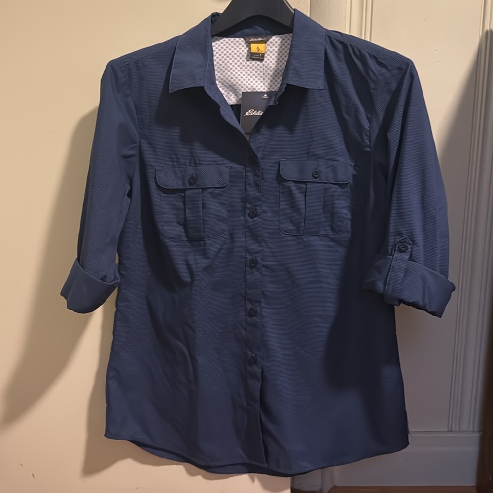 Eddie Bauer Women’s Mountain Shirt size S with SPF